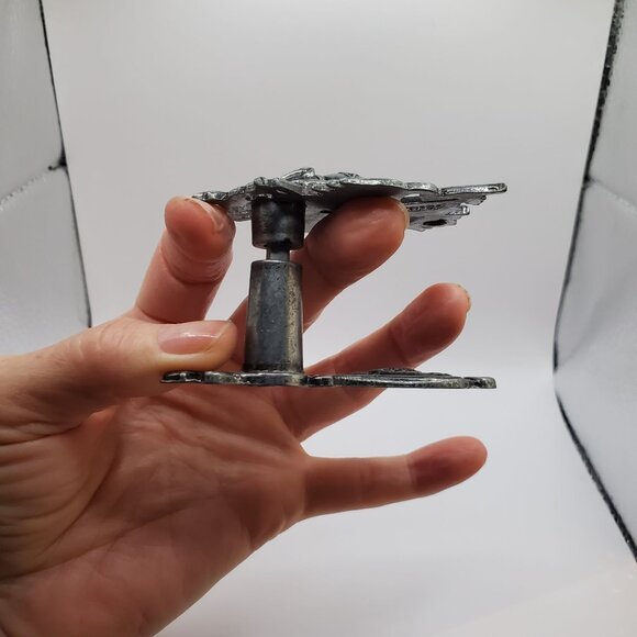 Vintage Coat of Arms Wall Hanger Hook Towel Wall Hanging Plaque Decor Brass - Picture 8 of 8